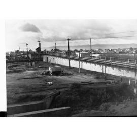 Tramway bridge at Goodwood under construction