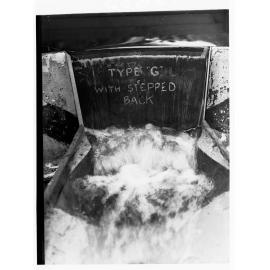 Model of Mount Bold Reservoir taken at Kent Town