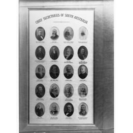 Chief Secretaries of South Australia - collage of photographs