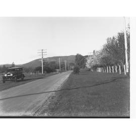Automobile Parked on the Side of the Road