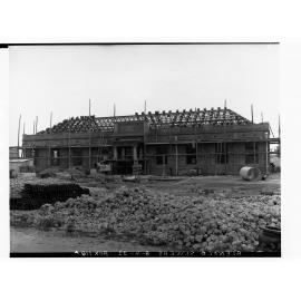 Glenelg Sewerage showing building being constructed