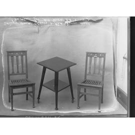 Stringy Bark Chairs and Red Gum Table made by Returned Soldiers - R S A Toy Factory (Returned Soldiers S A)