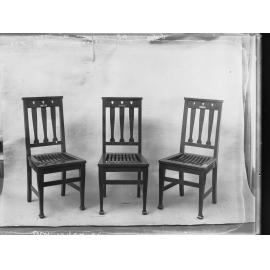 Red Gum Chairs made by Returned Soldiers - Furniture R S A Toy Factory (Returned Soldiers S A)