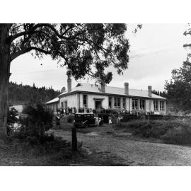 Crafers School Children in Front of Building