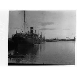 Ships berthed at Port Adelaide