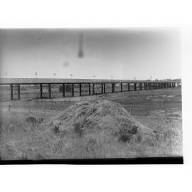The first bridge at Murray Bridge