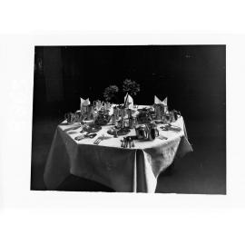 South Australian Railways Table Laid with Boomerang Ware Adelaide Railway Station