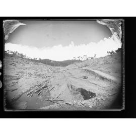 Millbrook Reservoir Wall under Construction