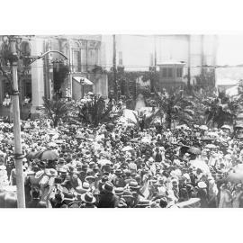 Peace Day Celebrations,  North Terrace by Parliament House