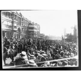 SA Expeditionary Force parade on North Terrace, Adelaide