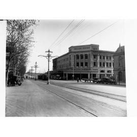 Adelaide Railway Station Showing North Terrace and Railways Bus