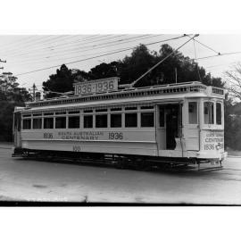 Tram decorated to celebrate state centenary