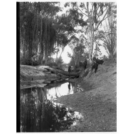 Men Near Creek Birdwood