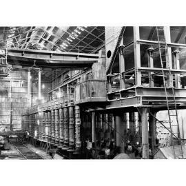 Glanville Pipe Works, Interior of Factory