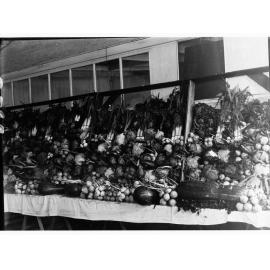 Vegetables on exhibit at the Royal Adelaide Show