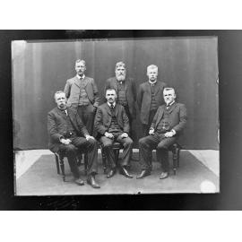 Group photograph of Hon A. H. Peake's Ministry,  1909 - 1910.