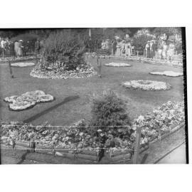 Floral Carpet for Flower Day, Victoria Square showing people