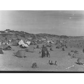 Beach Scene at Port Noarlunga Lots of Families and Children Playing