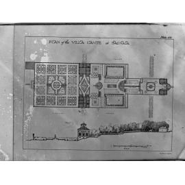 Plan of the Villa Lante at Bagnaia, technical drawing (Plate 118)