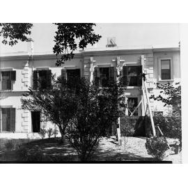 Exterior of Government House During Renovation