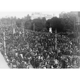 Peace Day Celebrations,  King William Street