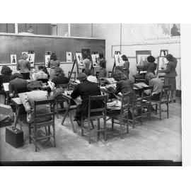 Students Doing Painting School of Arts