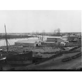 Port Pirie Showing Factories and a Harbour