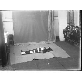 First Aid class: class conducted by Dr Rogers