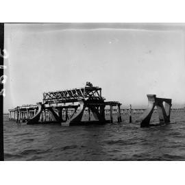 View showing Glenelg breakwater