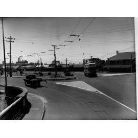 Port Road bridge at Hindmarsh showing double decker bus
