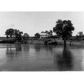 Wentworth showing a large shed near river