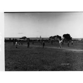 Cricket game at Minda Home, Brighton, c1931