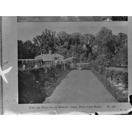 East and West end of Bowling Green, Foots Cray Place  