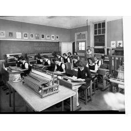 Unley Girls Technical School - Weaving Class