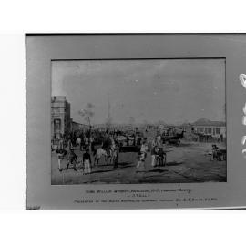King William Street, Adelaide, 1845, looking North - Sketch by S T Gill - Presented by the South Australian Company through Sir E T Smith, KCMG