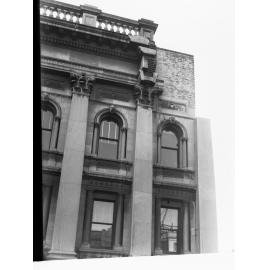 Close up of top corner  of Parliament House