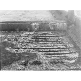 Sugar Company's wharf at Port Adelaide - underside of decking