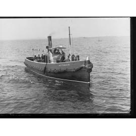 Steam boat "Asteroid",  Dr Mawson arrived in this boat at Semaphore