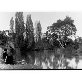View at Clarendon - Girl by lake