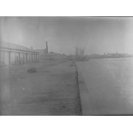 No. 2 Quay at Port Adelaide - showing ship berthed at wharf