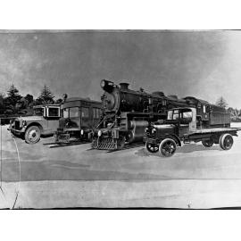 South Australian Railways Vehicles - Truck Locomotive Engine - Railcar - Bus