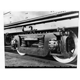 Axle and wheels railway locomotive - Islington Railway workshop