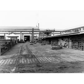 Storeyard at Islington Railway Workshop