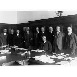 Railway Commissioner Webb and Staff