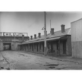 Ranelagh Street, off Waymouth St near Light Square in the West End of the city.  It shows William Charles Whitehill's engineering workshop.  Domestic housing can be seen also.