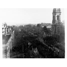 Floral Pageant on King William Street Adelaide Centenary