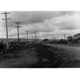Construction of tram line on Goodwood Road, Colonel Light Gardens