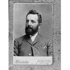 No information recorded - unidentified man - Portrait by Charleston, Elite Studio Newcastle