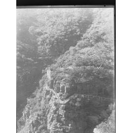 Morialta Falls - Gorge Morialta showing stairway on rocks