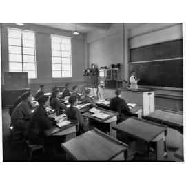 Engineering Trades School - Men in Classroom